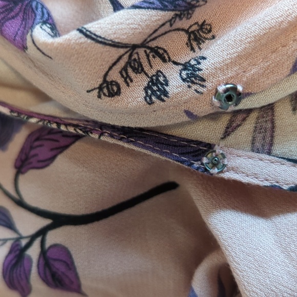 Torrid Chiffon Mock Neck Surplice Blouse - Picture 13 of 16